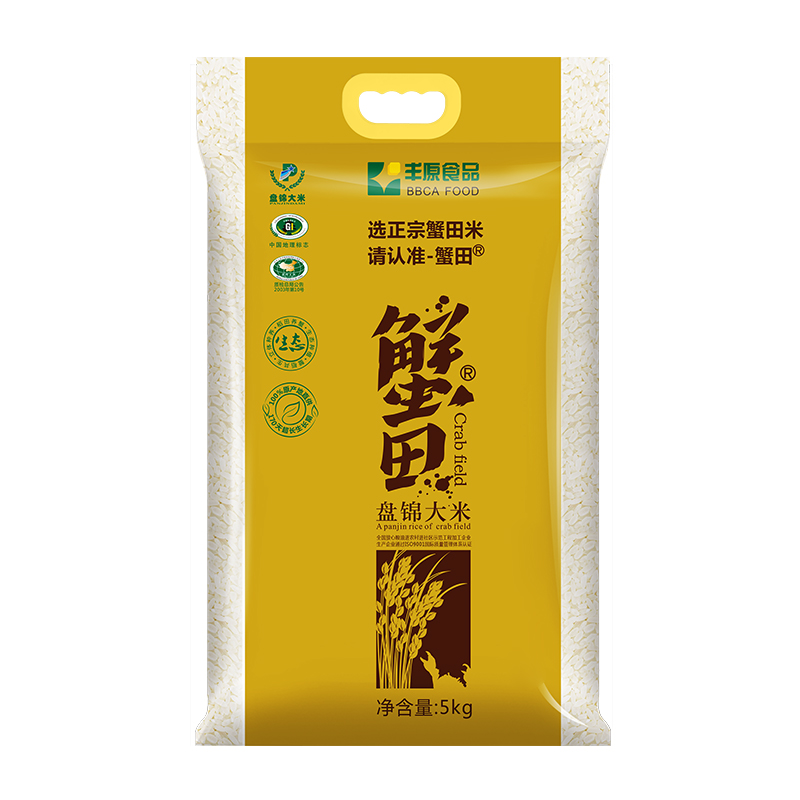盘锦蟹田国礼系列蟹稻共生粳米5kg